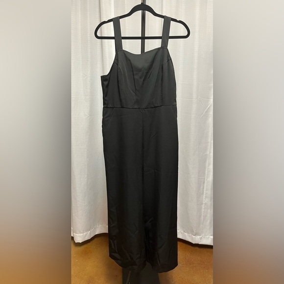 Urban Outfitters black wide leg jumpsuit | size Large - Picture 1 of 7